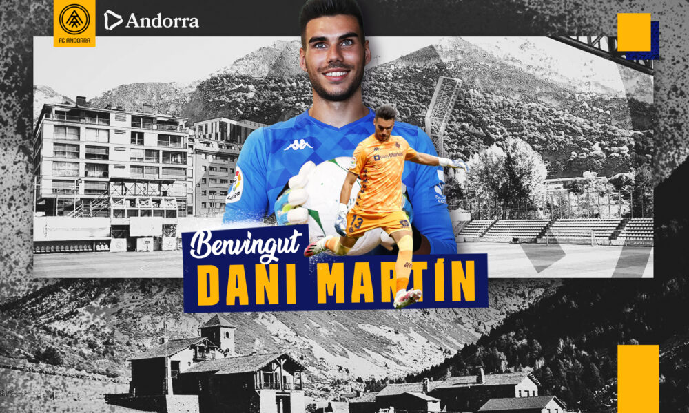 Dani Martín nou porter de l'FC Andorra