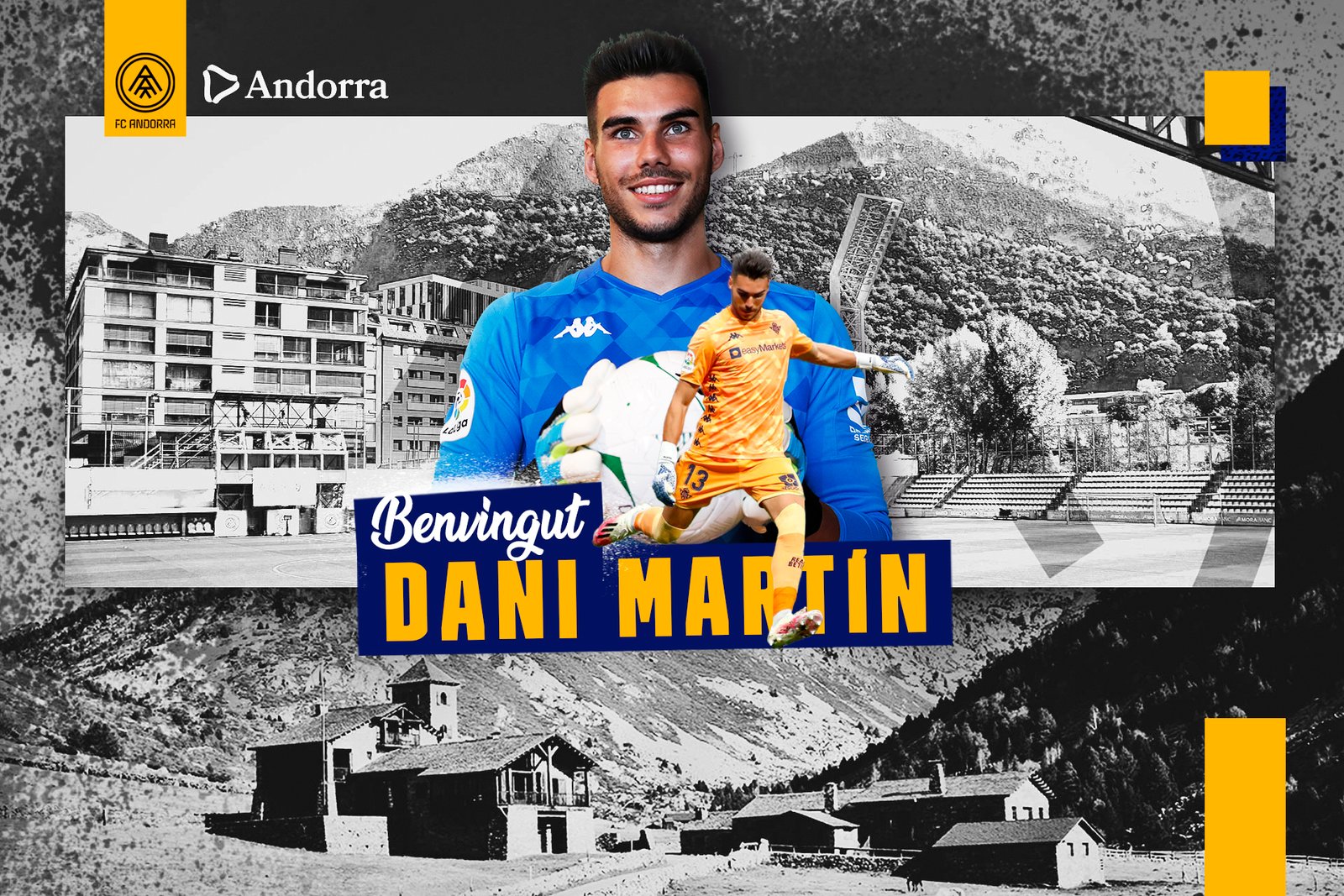 Dani Martín nou porter de l'FC Andorra
