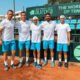 L'equip de la Copa Davis a Montenegro