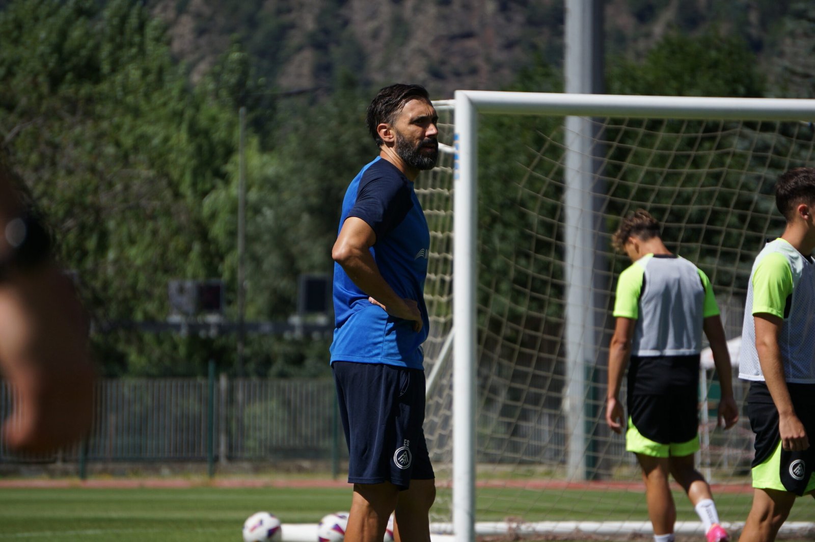 Sarabia en un entrenament / FC ANDORRA