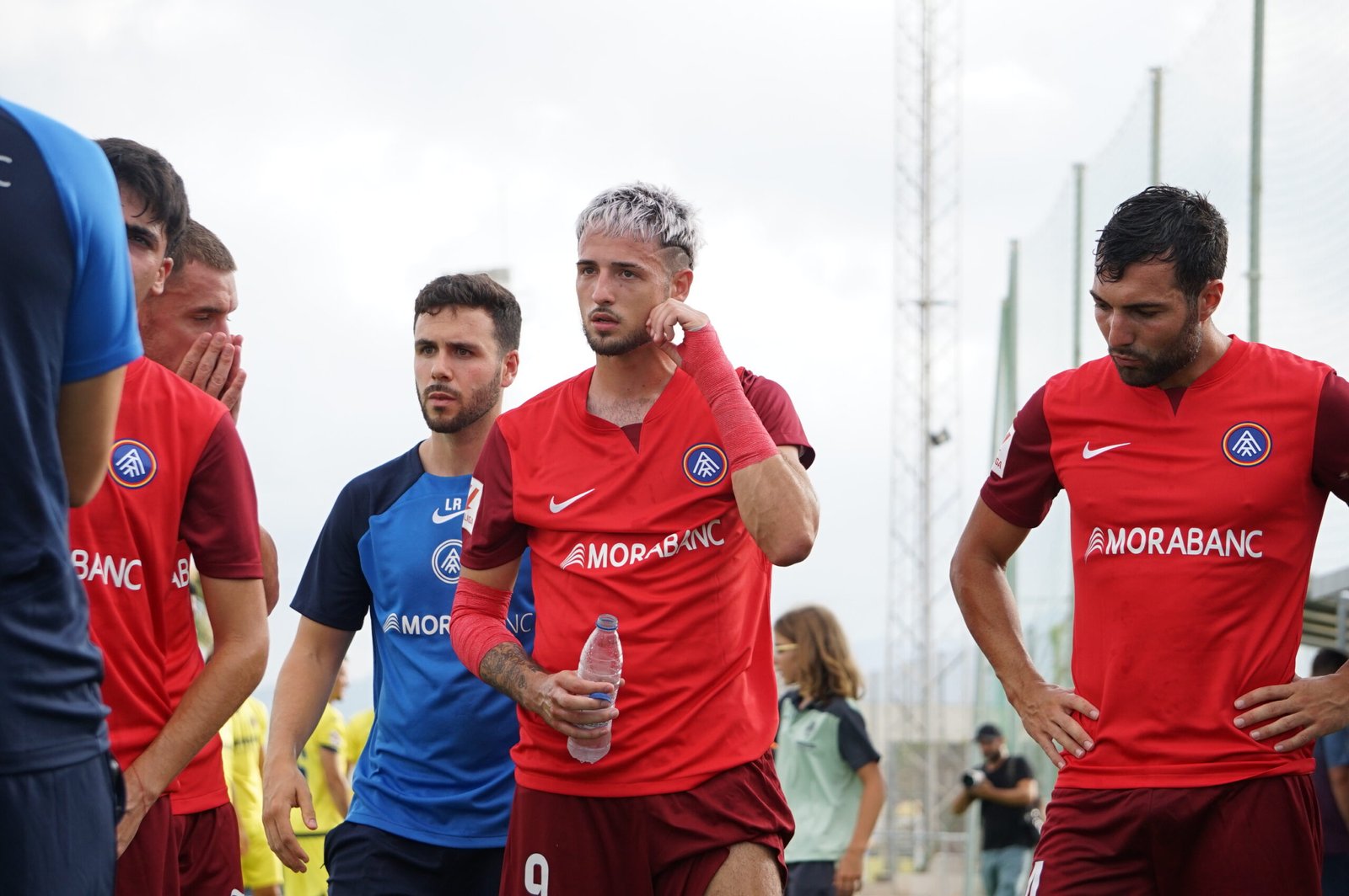 Manu Nieto durant el partit al camp del Vila-real B / FC ANDORRA