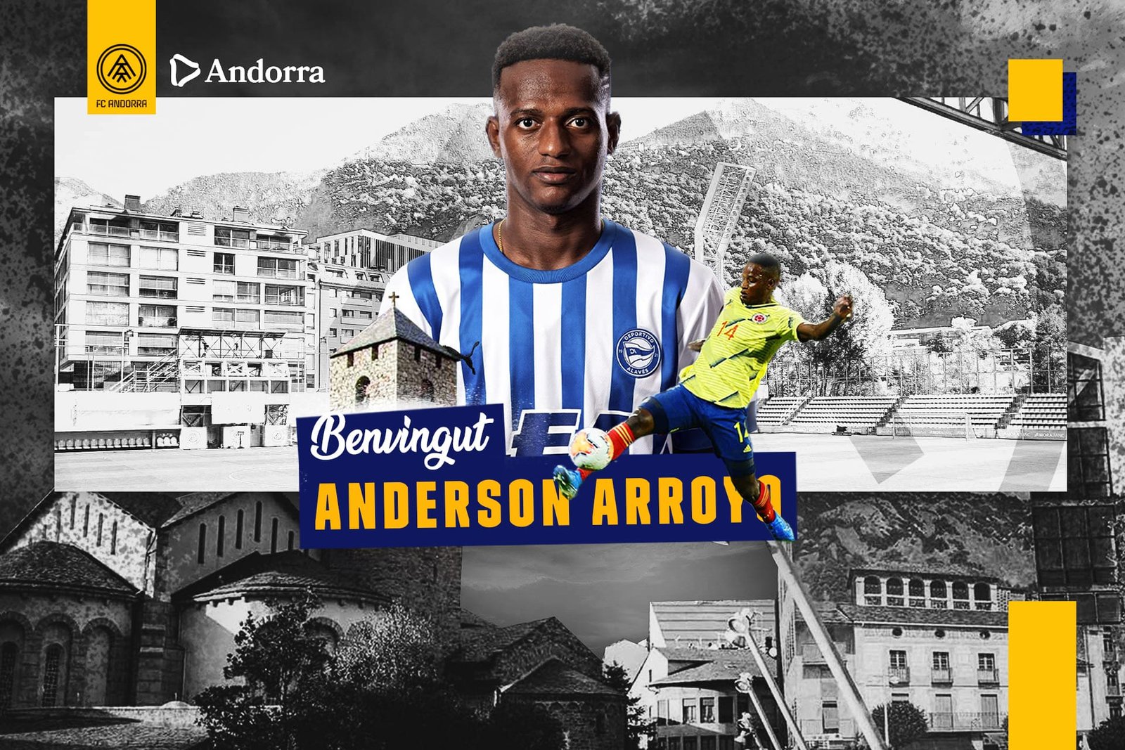 Anderson Arroyo nou fitxatge de l'FC Andorra / FCA