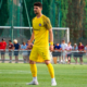 Almpanis en un dels partits d'aquesta pretemporada