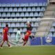 Un moment del partit entre la selecció sots-21 i Bielorússia / FAF