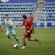Un moment del partit entre la selecció sots-21 i Bielorússia / FAF