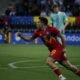 Un moment del partit entre la selecció sots-21 i Bielorússia / FAF