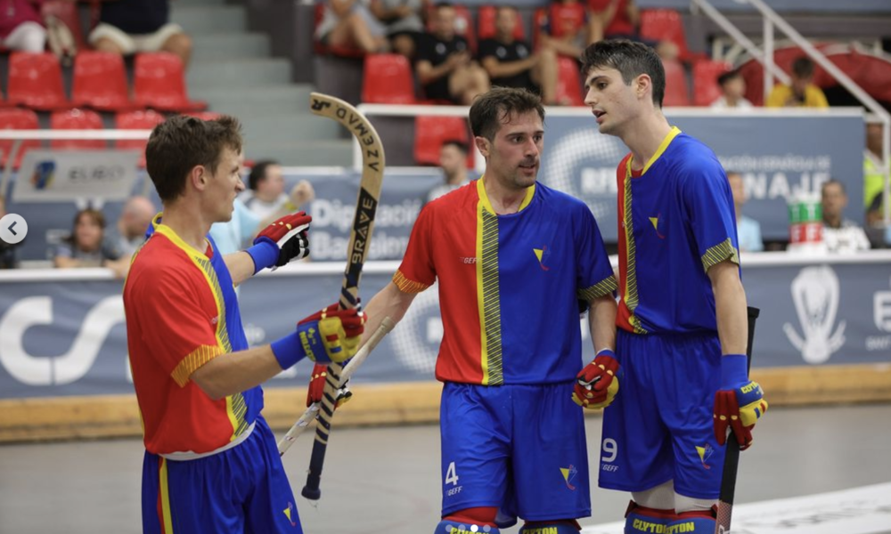 Un moment del partit entre Andorra i Alemanya