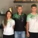 Maeva Estevez, Carles Visa i Mario da Cruz en la presentació del partner pricipal / FAE