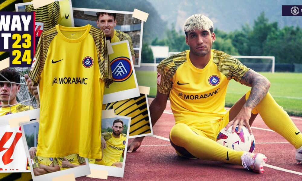 La nova segona equipació de l'FC Andorra
