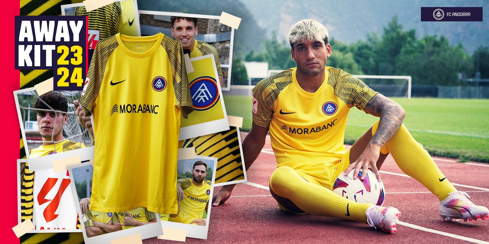 La nova segona equipació de l'FC Andorra