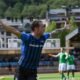 Adri Gallego celebrant el primer gol de l'Inter