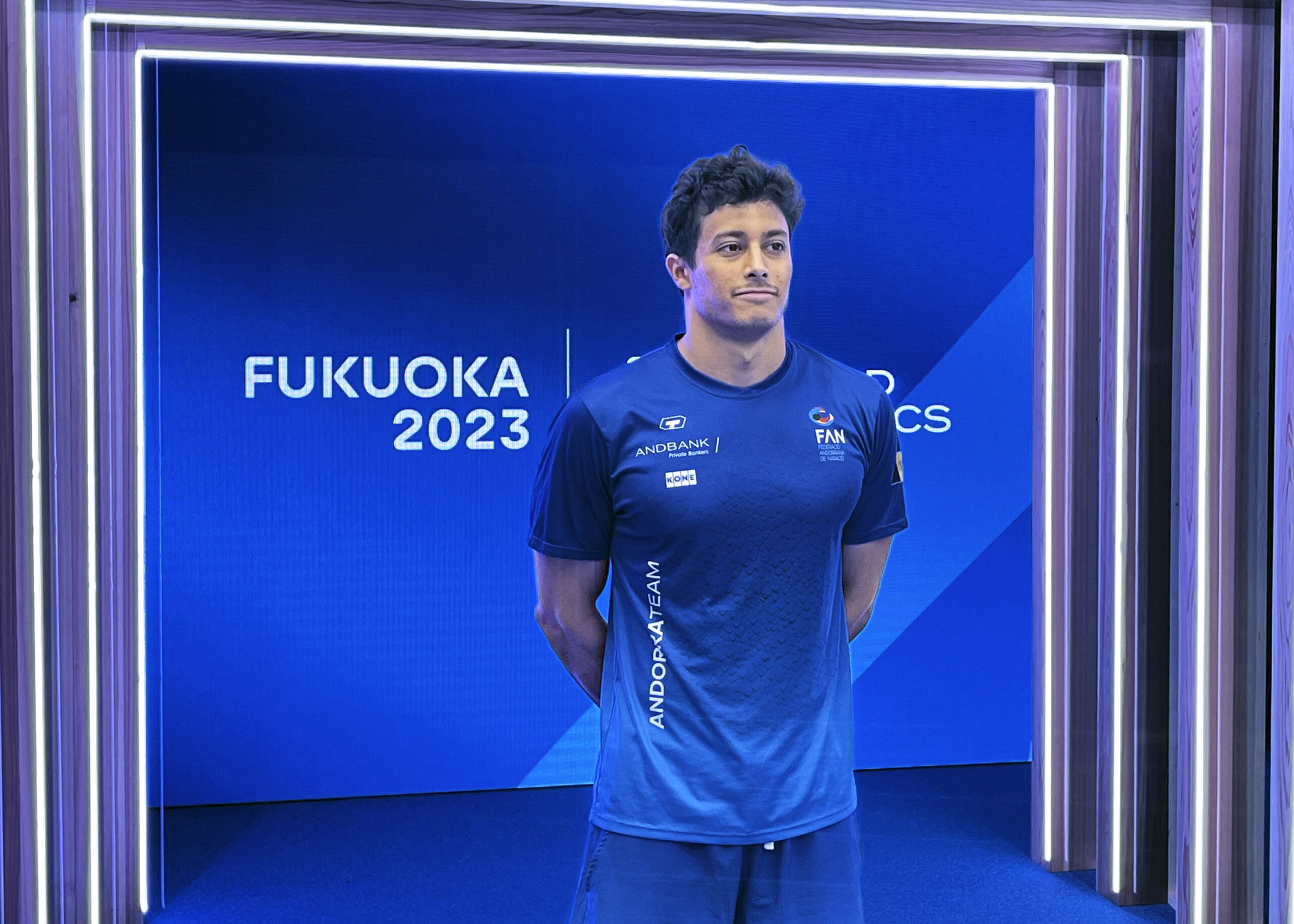 Tomàs Lomero als Campionats del Món de Natació a Fukoka, Japó / FAN