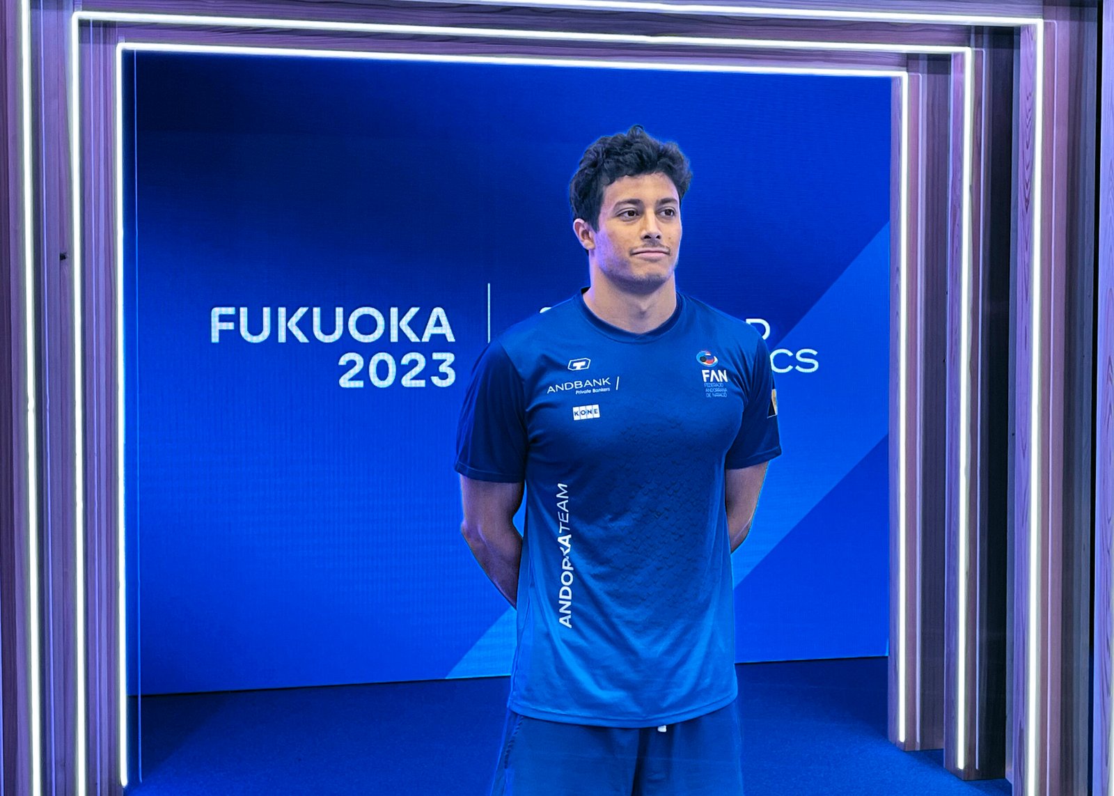 Tomàs Lomero als Campionats del Món de Natació a Fukoka, Japó / FAN