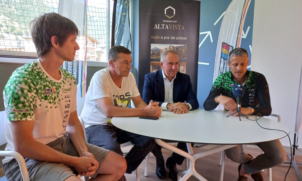 Un moment de l'acte de presentació del patrocini d'Altavista / FAE