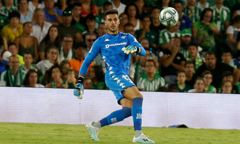 Dani Martín en un partit amb el Betis
