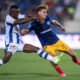 Álex Petxarromán durant el partit davant el Leganés / FC Andorra