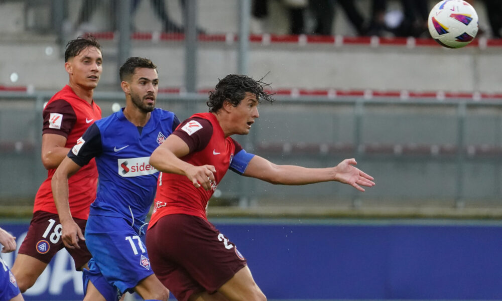 Ruben Bover durant el partit davant l'Amorebieta / FC ANDORRA