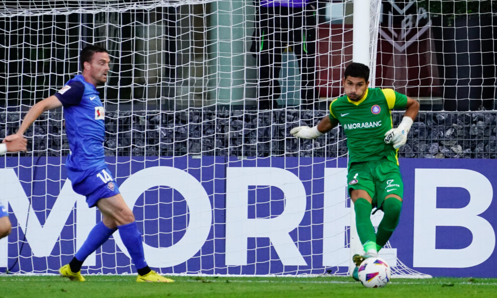 Nico Ratti ahir durant el partit davant l'Amorebieta / FC ANDORRA
