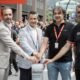 Jordi Torres i David Astrié en la sortida d'aquest matí / SFGA
