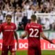 Un instant del partit entre l'Hibernian i l'Inter