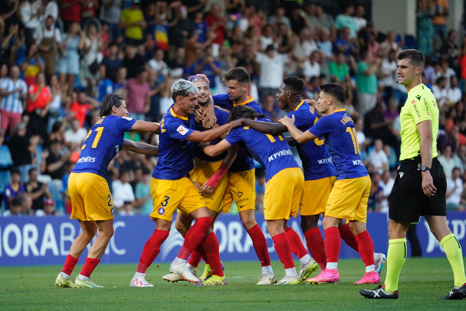 Un moment del partit entre l'FC Andorra i el Cartagena / FC ANDORRA
