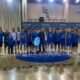 L'equip del Morabanc amb el conseller d'esports d'Encamp, Xavier Fernàndez