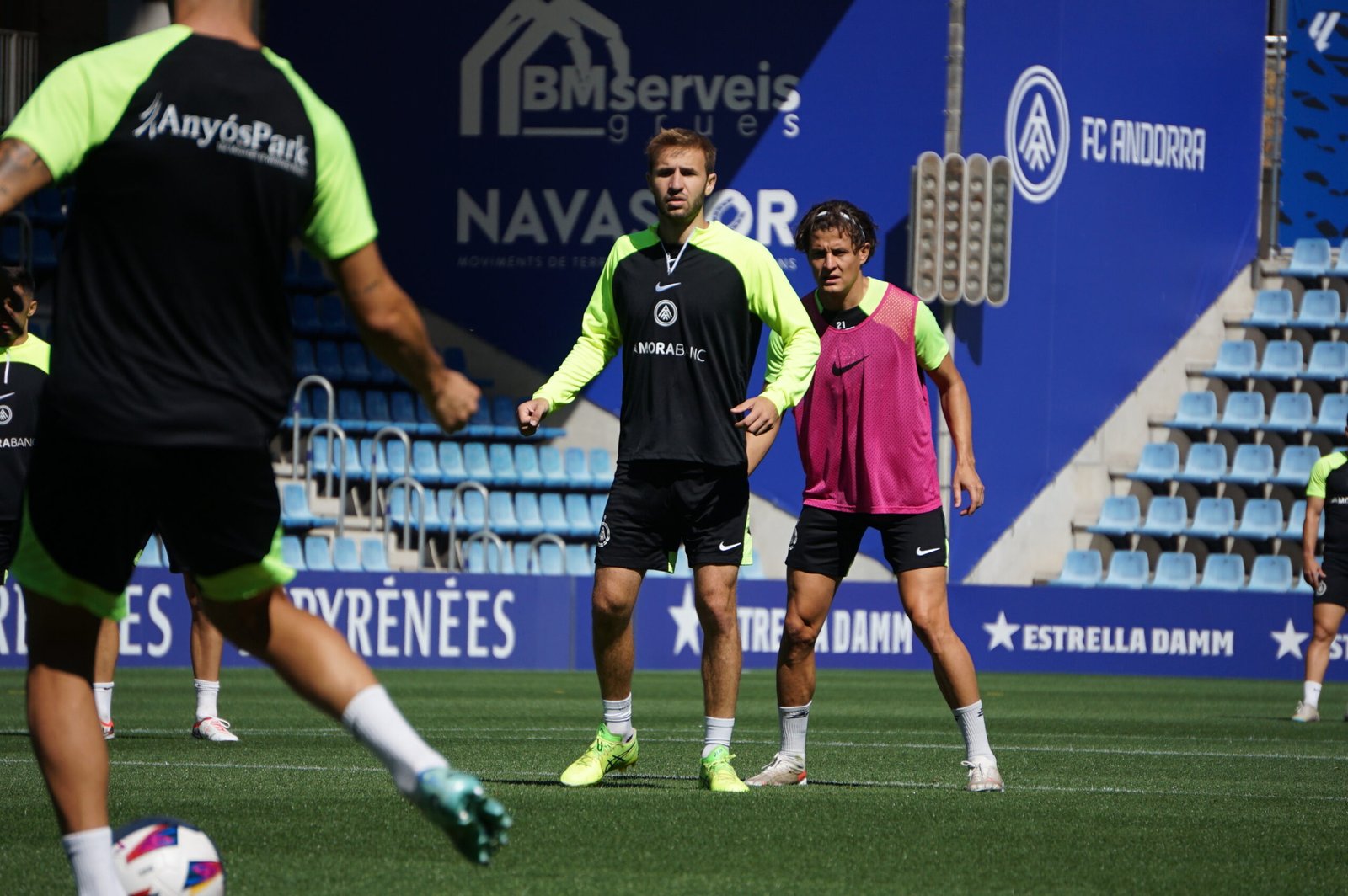 Samper en el darrer entrenament de l'FC Andorra / FC ANDORRA