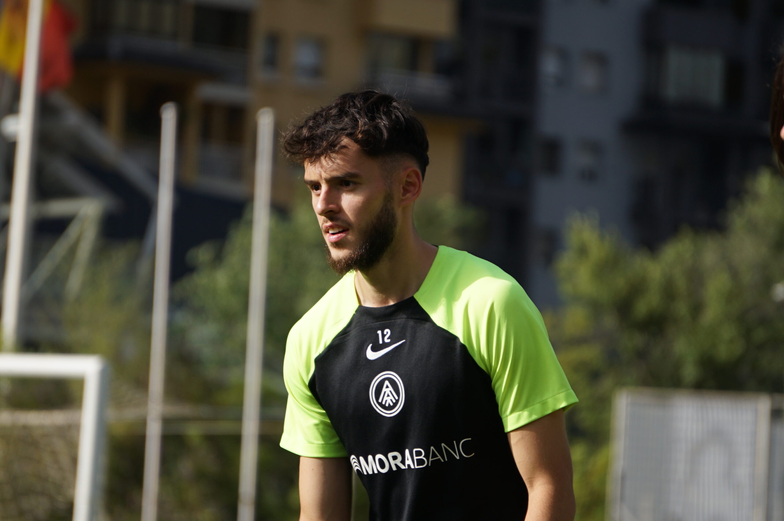 Shabani en un entrenament de l'FC Andorra / FC ANDORRA