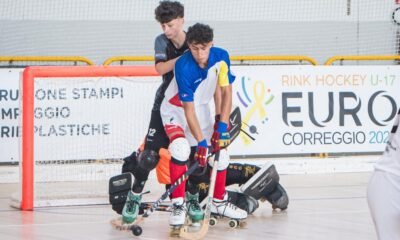 Un moment del partit entre la selecció U17 i Alemanya