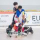 Un moment del partit entre la selecció U17 i Alemanya