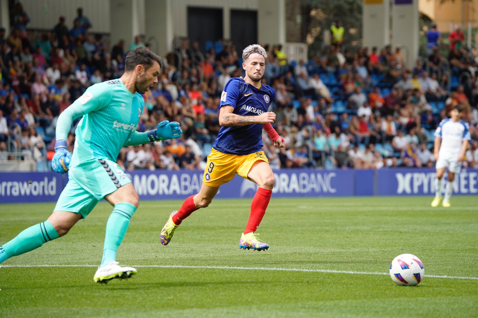 Un instant del partit entre l'Andorra i el Tenerife / FCA