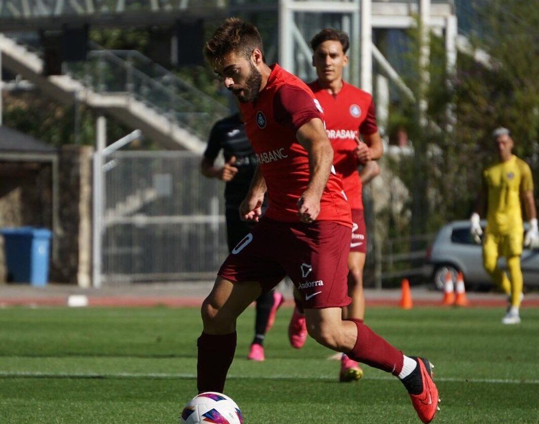 Martí Vilà en un partit de la pretemporada / FC Andorra