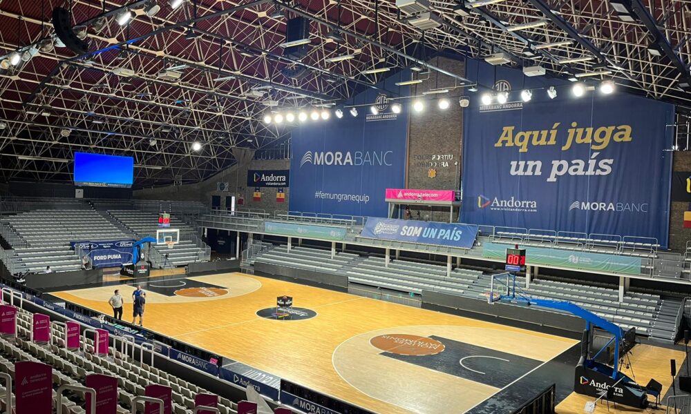 Pavelló del Govern preparat pel trofeu vila d'andorra la vella