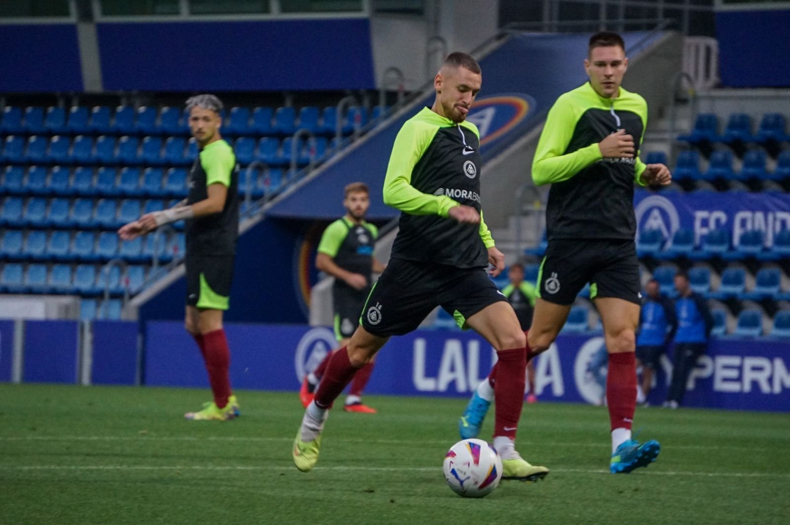 Un moment de l'entrenament d'ahir / FCANDORRA