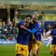 Julen Lobete, en la celebració del gol davant l'Oviedo /FCA