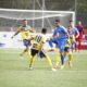Un instant del partit entre FC Pas de la Casa i Atlètic Club d'Escaldes / FAF