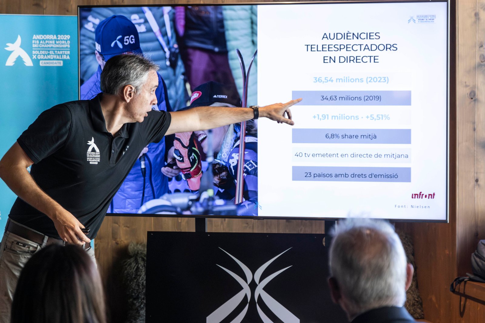 La presentació de l'informe de l'impacte econòmic de les finals de la Copa del Món d'Esquí / Eduard Comellas