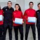 Ainhoa Fernández, Marta San Juan i Andreu Vilanova a Nyon / FAF