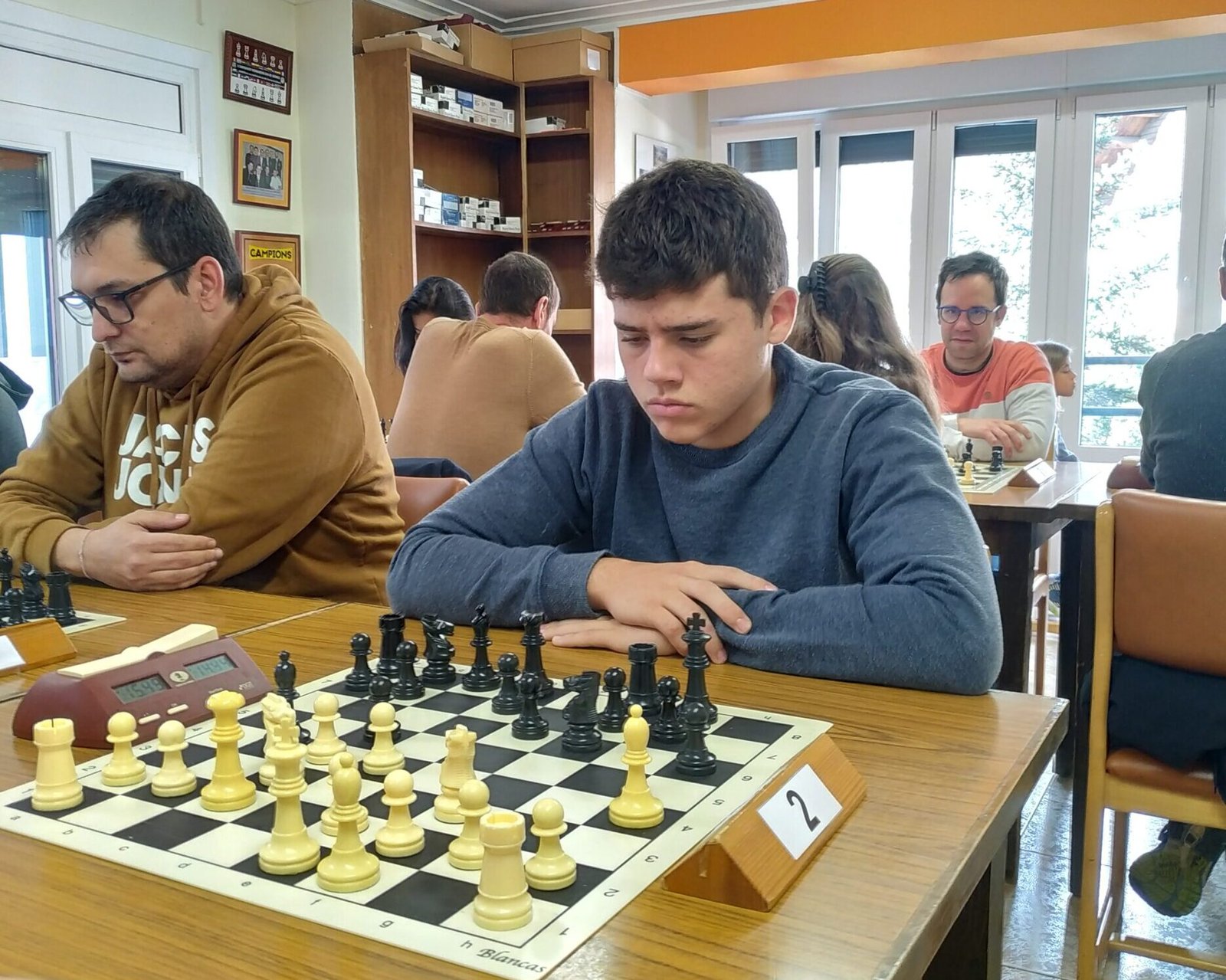 Serni Ribera en un moment del campionat