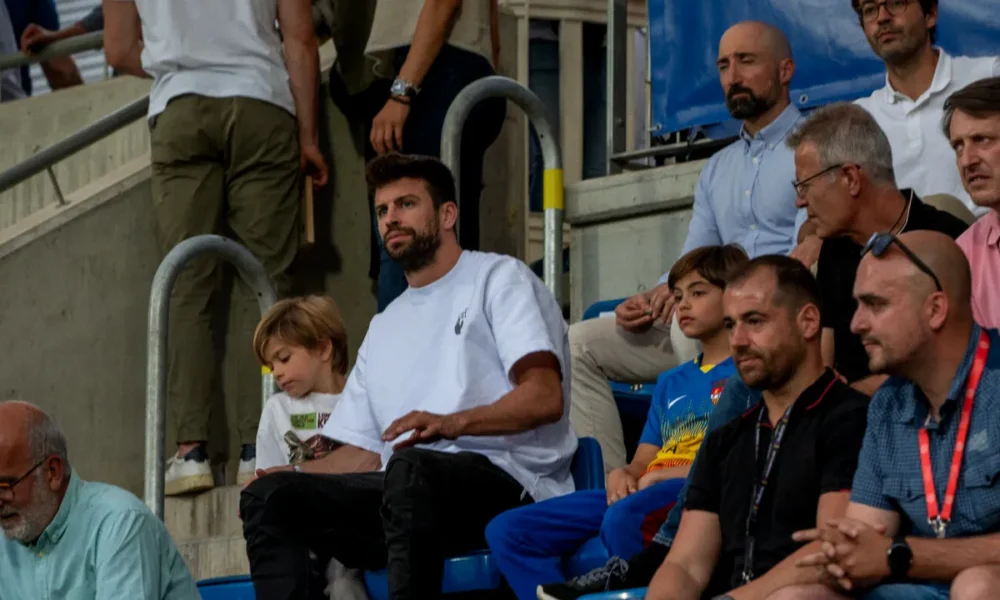Gerard Piqué a l'Estadi Nacional / FCA