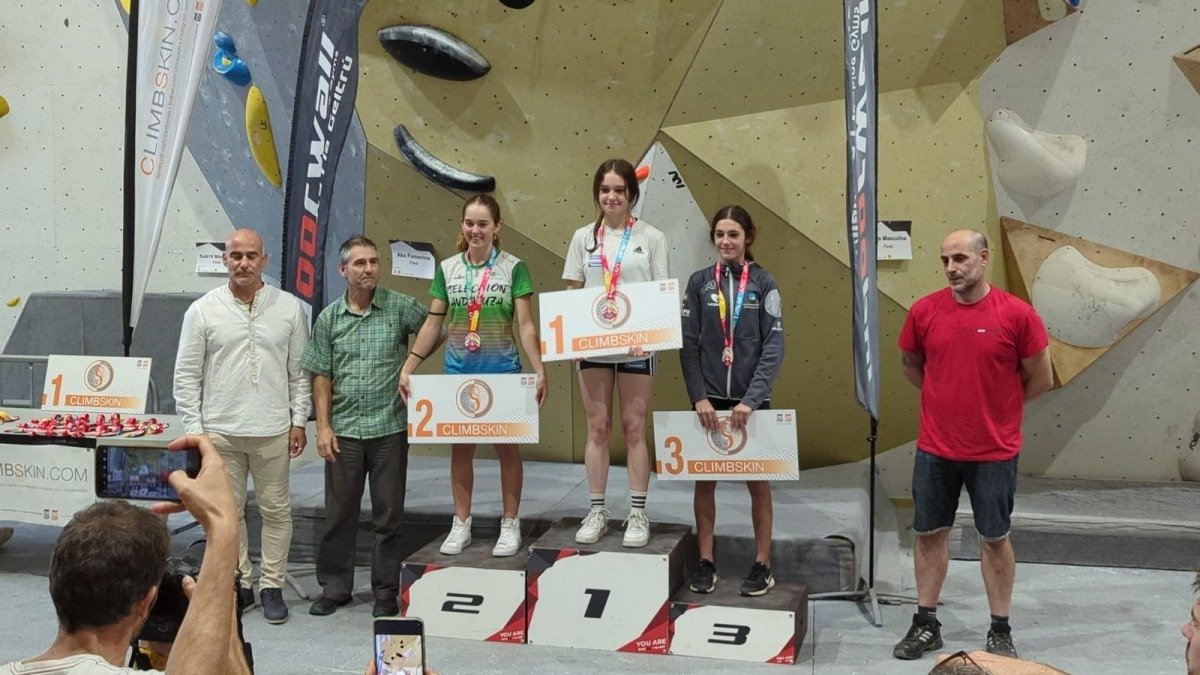 Laia Taulats, al podi al rocòdrom Indoorwall / FAM
