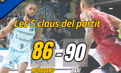 Les 5 claus de la derrota del Morabanc Andorra davant el BAXI Manresa