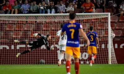 Un dels gols encaixats a Albacete / FCA