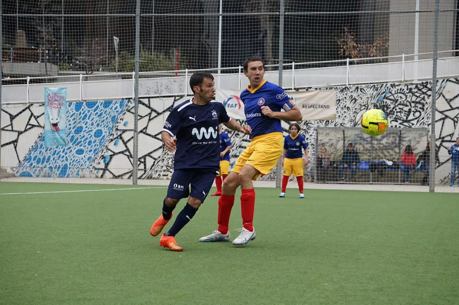 Un instant d'un dels partits del triangular / FCA