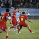 Una acció del duel entre Andorra i Israel a Jerusalem / Xavi Miró