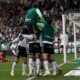 Una celebració del Burgos aquesta temporada al Plantío / BURGOS CF