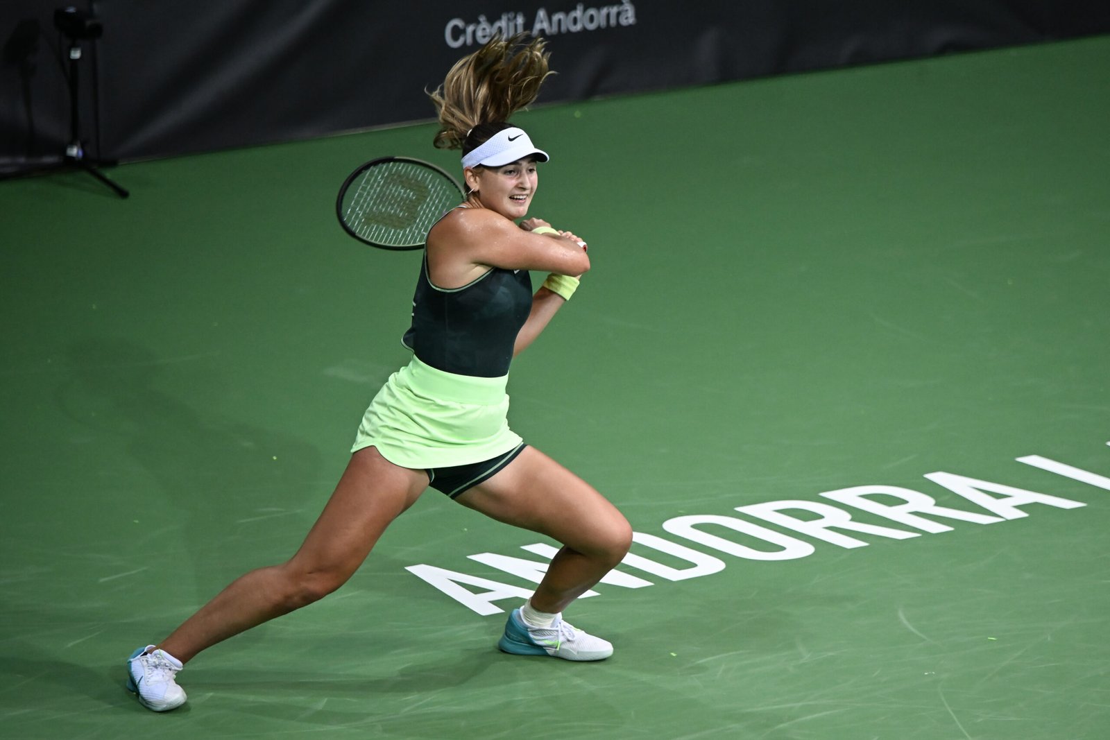 Jiménez en el partit davant Tauson / CREAND OPEN