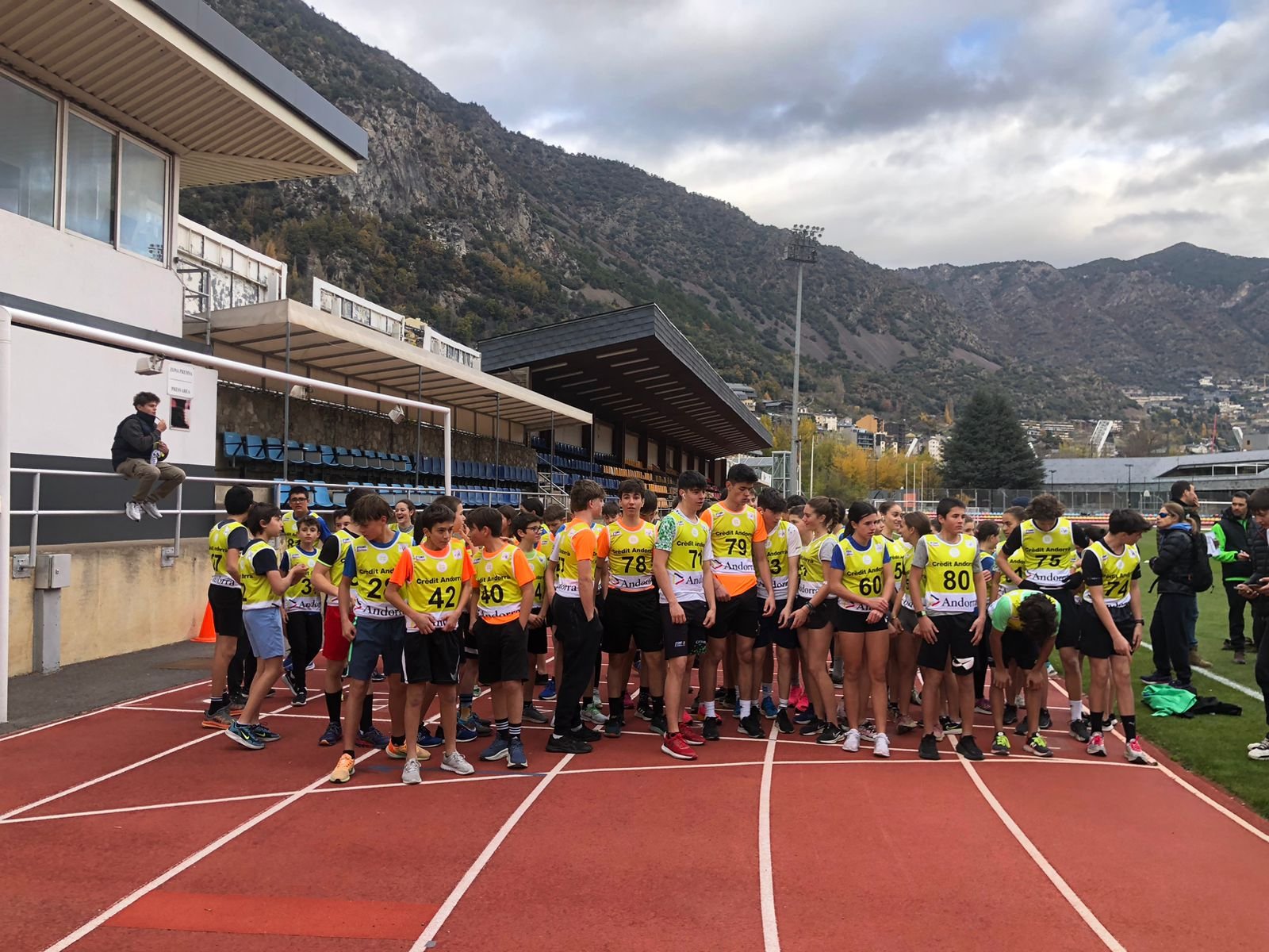 Un instant dels tests al Comunal / FAE
