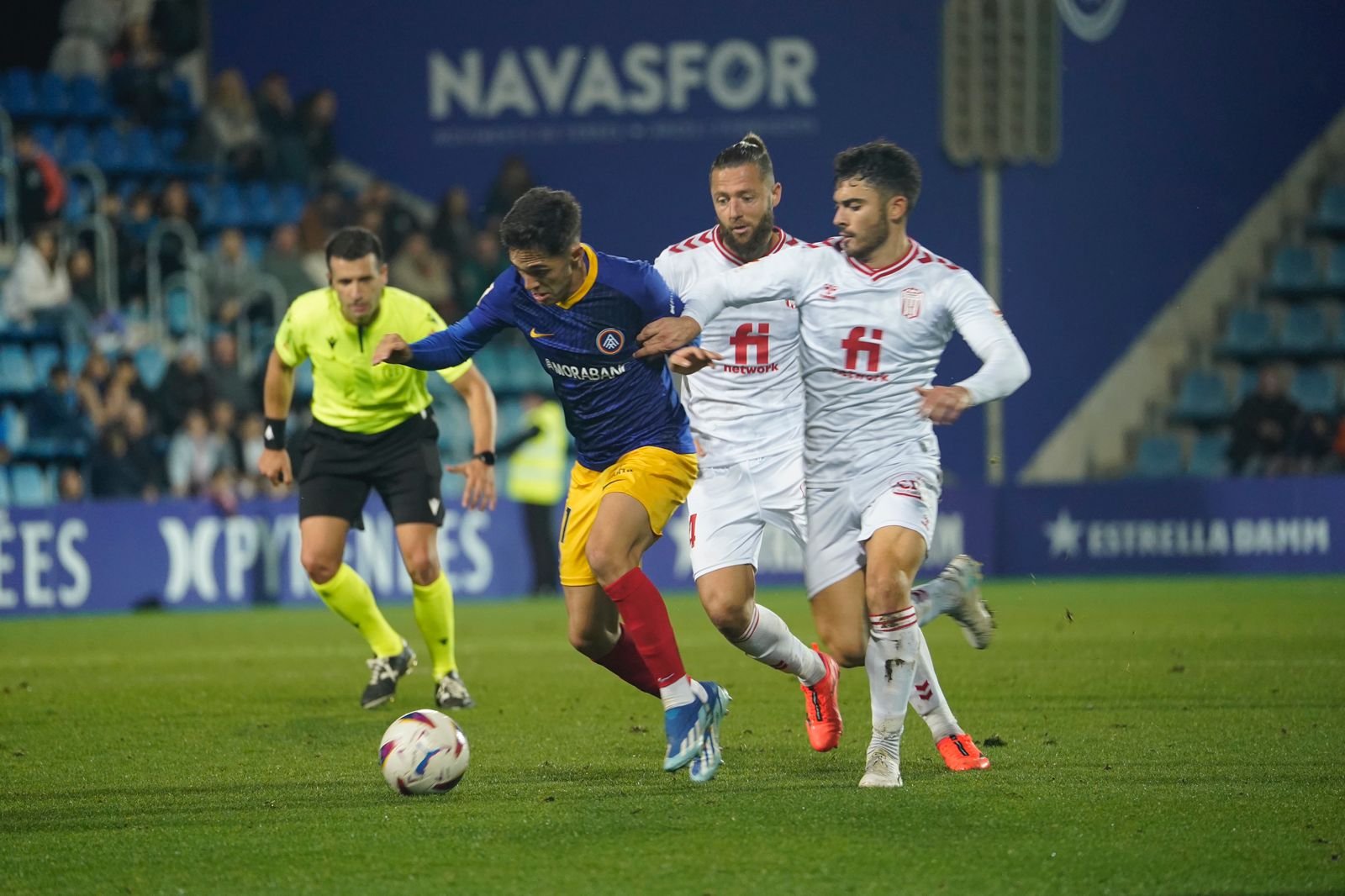 Álvaro Martín, en un instant del partit davant l'Eldense / FCA