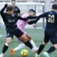 Un instant del partit entre l'FC Santa Coloma davant l'FC Ordino / FAF